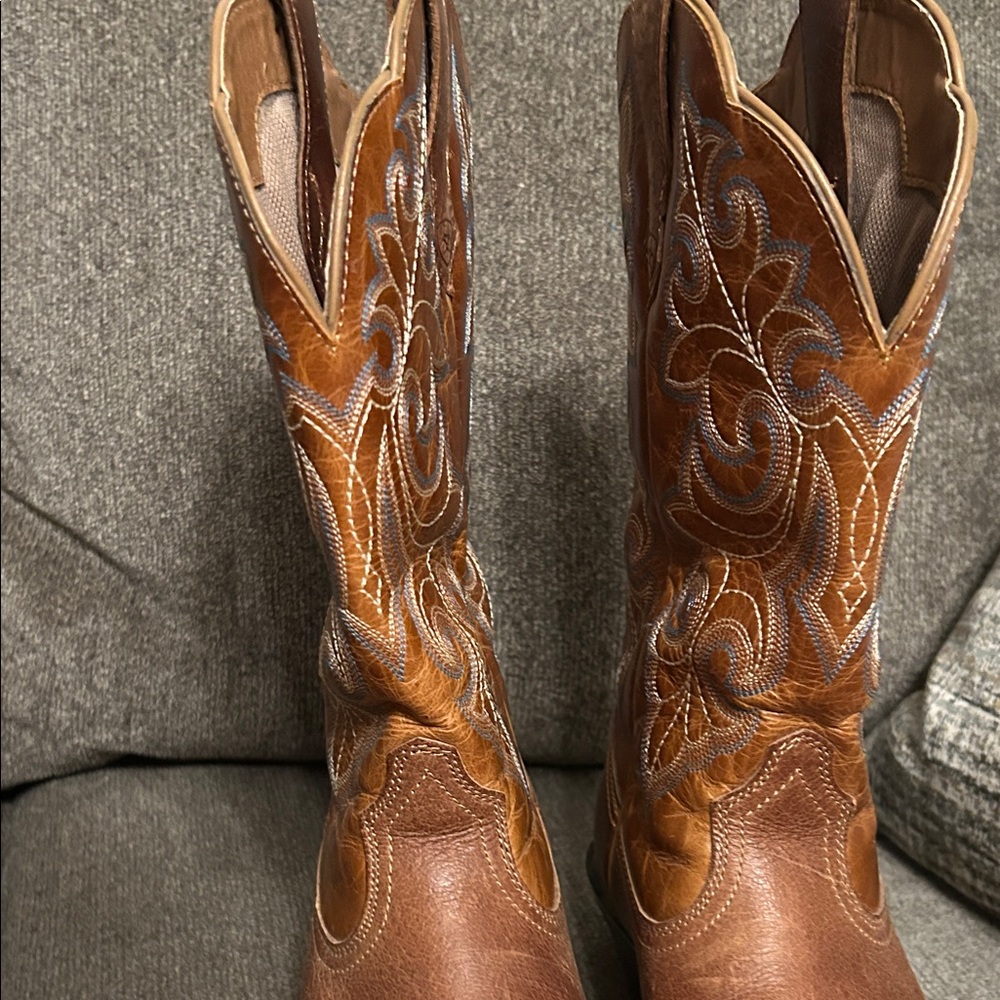 ARIAT Women’s  Brown Leather Western Boots - Picture 9 of 11